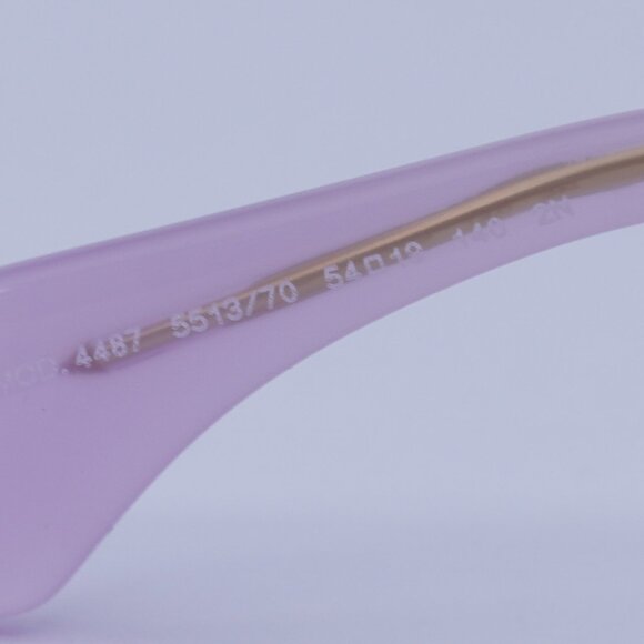 Versace VE4487 551370 Sunglasses Opal Lillak Rectangle Frame, Violet Lenses